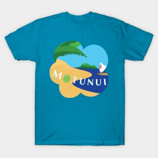 Motunui Travel Sticker T-Shirt